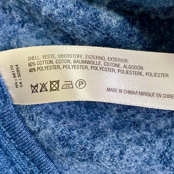 Anthropologie Saturday Sunday Sherpa knit faux suede sweater zip jacket size XS - Picture 8 of 10